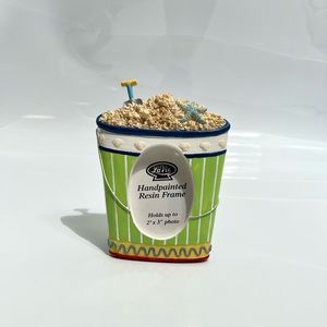 Ceramic Beach Sand Bucket Photo Frame